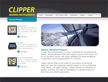 Tablet Screenshot of clippermarineusa.com